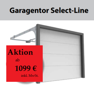 Garagentor Aktion 2024